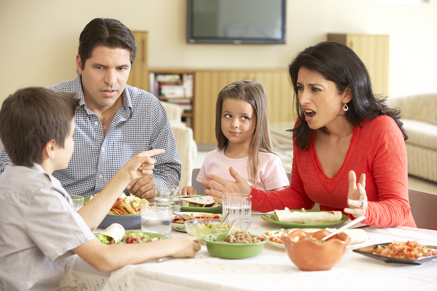 family arguing