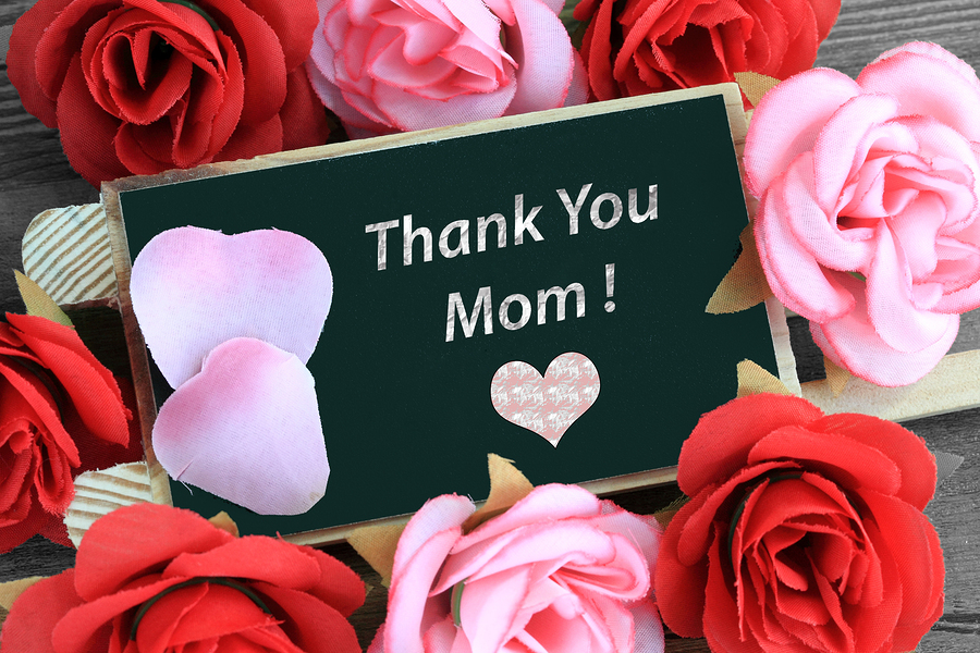 Thank you Mom - mother's day gratitude message